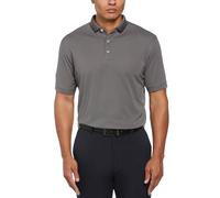 Callaway Men's Golf Short Sleeve Solid Ottoman Polo Shirt, Smoked Pearl, 4X-Large