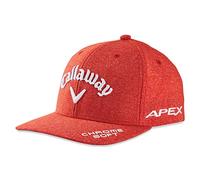 Callaway Golf Unisex Performance Pro Cap - Red Heather/White - One Size