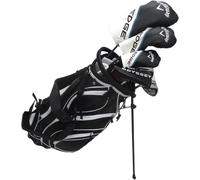 Callaway Mens Left Hand Golf Set Regular Flex Complete Clubs Driver, Fairway Wood, Hybrid, Irons, Putter, Stand Bag LH