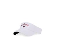 Callaway Mens Liquid Metal Golf Visor, White/Cardinal
