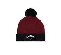Callaway Men's Mens Pom Pom 23 Beanie Hat, Wine/Black, One Size UK