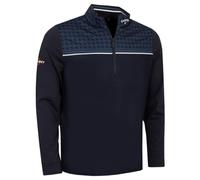 Callaway Mens Odyssey Printed Block Pullover 1/4 Zip Stretch Golf Sweater