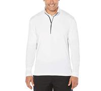 Callaway Men's Opti-Temp Long Sleeve Outlast Premium 1/4 Zip Midlayer Jacket, Bright White, Large