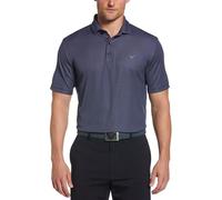 Callaway Men's Pro Spin Chevron Jacquard Short Sleeve Golf Polo Shirt, Moisture-Wicking, Durable Textured Fabric, Peacoat, XXL