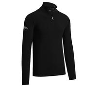 Callaway Mens Ribbed 1/4 Zip Tour Merino Woolmark Sweater 47% OFF RRP