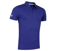 Callaway Men's Short Sleeve Golf Polo Shirt, Blue Clematis, S