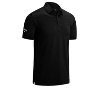 Callaway Men's Swing Tech Solid Colour Polo Shirt in Black | Size: XL Callaway Black XL