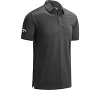 (2XL, Asphalt Grey) Callaway Mens Swing Tech Solid Colour Polo Shirt