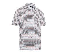 Callaway One Pimento/Two Pimento Polo - BRIGHT WHITE - L Size: Large