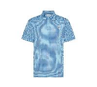 Callaway Original Penguin Pete'S Bowtie Print Polo Blue Grotto -