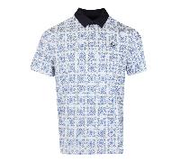 Callaway Original Penguin Pete'S Cocktail Windowpane Polo White -
