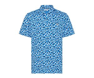 Callaway Original Penguin Underwater Mosaic Geo Polo French Blue - M S
