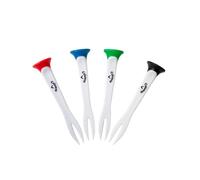 Callaway Par-Tee Quick Fix Golf Tees – Plastic, Groove Cleaner & Divot Repair Tool – 4 Pack Assorted