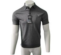 Callaway SS HEATHER POLO W/ T BLACK HEATHER - XXL Size: 2XL