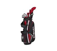 Callaway Strata Men's Callaway Strata Plus 19 Package Set (Men's Right Hand, Steel), Red, 14-Piece Set