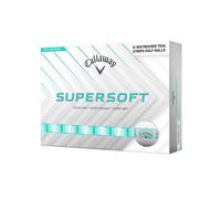Callaway Supersoft Distressed Stripe Teal Golf Balls Dozen