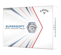 Callaway Supersoft Golf Balls 2021 (12 Pack) - Hybrid Cover with PARALOID, High Speed Soft Core & HEX Aerodynamics