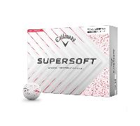 Callaway Supersoft Red Splatter - Golf Balls (Dzn)
