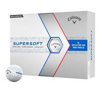 Callaway Supersoft Splatter Golf Balls White One Size