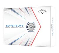 CALLAWAY SUPERSOFT WHITE GOLF BALLS / DOZEN / NEW FOR 2021