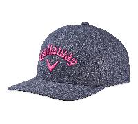 CALLAWAY TOUR AUTHENTIC GOLF CAP - BLACK HEATHER / PINK