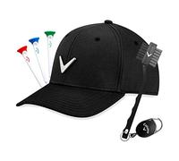 Callaway Unisex's Black Golf Hat Gift Set, One Size