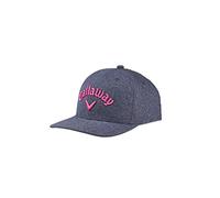 Callaway Unisex's Golf Performance Pro Tour Cap Collection Headwear Hat, Black Heather/Pink, One Size