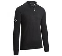 Callaway Golf Mens Windstopper 1/4 Zipped Sweater - Black Ink - XXL