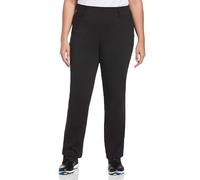Callaway Women’s Sleeveless Flounce Golf Dress with Inner Short, Racer Back, Truesculpt Technology, Stretch Fabric, Caviar Black, 3X-Large Plus