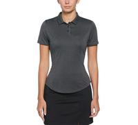 Callaway Women's Heather Short Sleeve Golf Polo Shirt with Moisture-Wicking Fabric