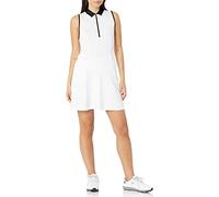 Callaway Women's Racer Back Sleeveless Flounce Dress, Brilliant White, X-Large