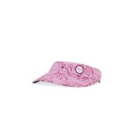 Callaway Womens See The Break Golf Visor, Red Palm Blossom