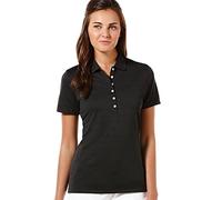 Callaway Women's Short Sleeve Opti Polo golf shirts, Black, XXL UK