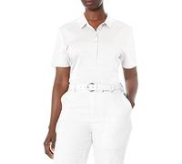 Callaway Women's Short Sleeve Opti Polo golf shirts, White, XL UK