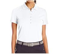 Callaway Women's Short Sleeve Ottoman Performance Golf Polo with Sun Protection (Size Small - 4X-Large), White, XL