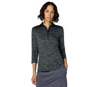 Callaway Women's Swingtech™ 3/4 Sleeve Space Dye Golf Polo Shirt Golf Shirt (Pack of 1)