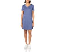 Callaway Women's V-Neck Colorblock Short Sleeve Dress, Blue Indigo, XX-Large