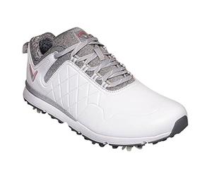 Callaway Women's W637 Lady Mulligan Golf Shoe, White Heather, 4.5 UK