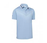 Callaway X Ombre Chev Print Polo FADED DENIM - M Size: Medium