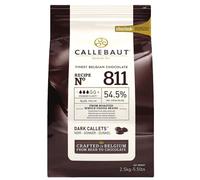 Callebaut 2.5Kg Dark Belgian Chocolate Couverture Callets Melt Moulding Baking