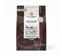 Callebaut 70% Extra Bitter Dark Chocolate '38' Callets 2.5kg