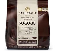 Callebaut 70-30-38 Finest Belgian Dark Chocolate Couverture Callets 70.5% Cocoa