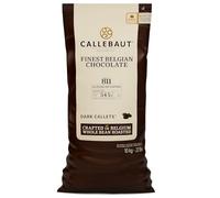 Callebaut 811 Finest Belgian Dark Chocolate Couverture Callets 54.5% Cocoa 10kg