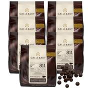 Callebaut - 811 Plain Dark Chocolate Callets - 400gm - (Case of 7)