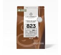 Callebaut - 823-33.6% Milk Chocolate Callets - 2.5kg - (Sold by Parkers Foodservice) (Pack of 1, 2500, gram)
