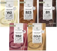 Callebaut Bundle 5 x 2.5kg (W2,811,823,Ruby RB2,Gold)