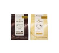 Callebaut Chocolate Bundle White 2.5kg and 70.5% Dark 2.5kg