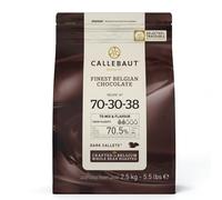 Callebaut Chocolate Dark 70.5 Percent Easi-Melt Buttons Callets 2.5 Kg