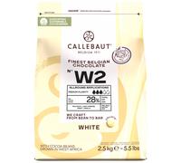 Callebaut Chocolate White Easi-Melt Buttons Callets 2.5 Kg