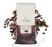 Callebaut Cocoa Nibs 4 × 800 g - Roasted Cocoa Bean Crunch for Desserts & Baking